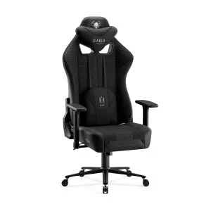 Materiałowy fotel gamingowy czarny Diablo X-Player 2.0 Normal Size